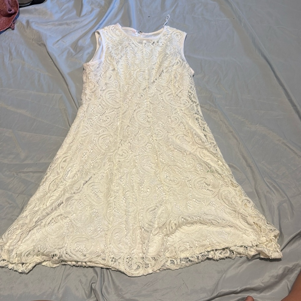 Tiana B. White dress